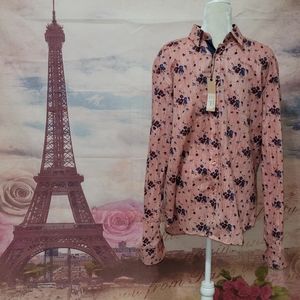 ⭐️ Mizumi floral button down shirt